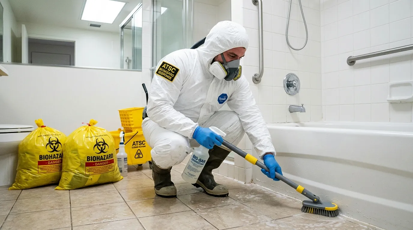 Decontamination equipment deployed for Blood Cleanup in Ensley